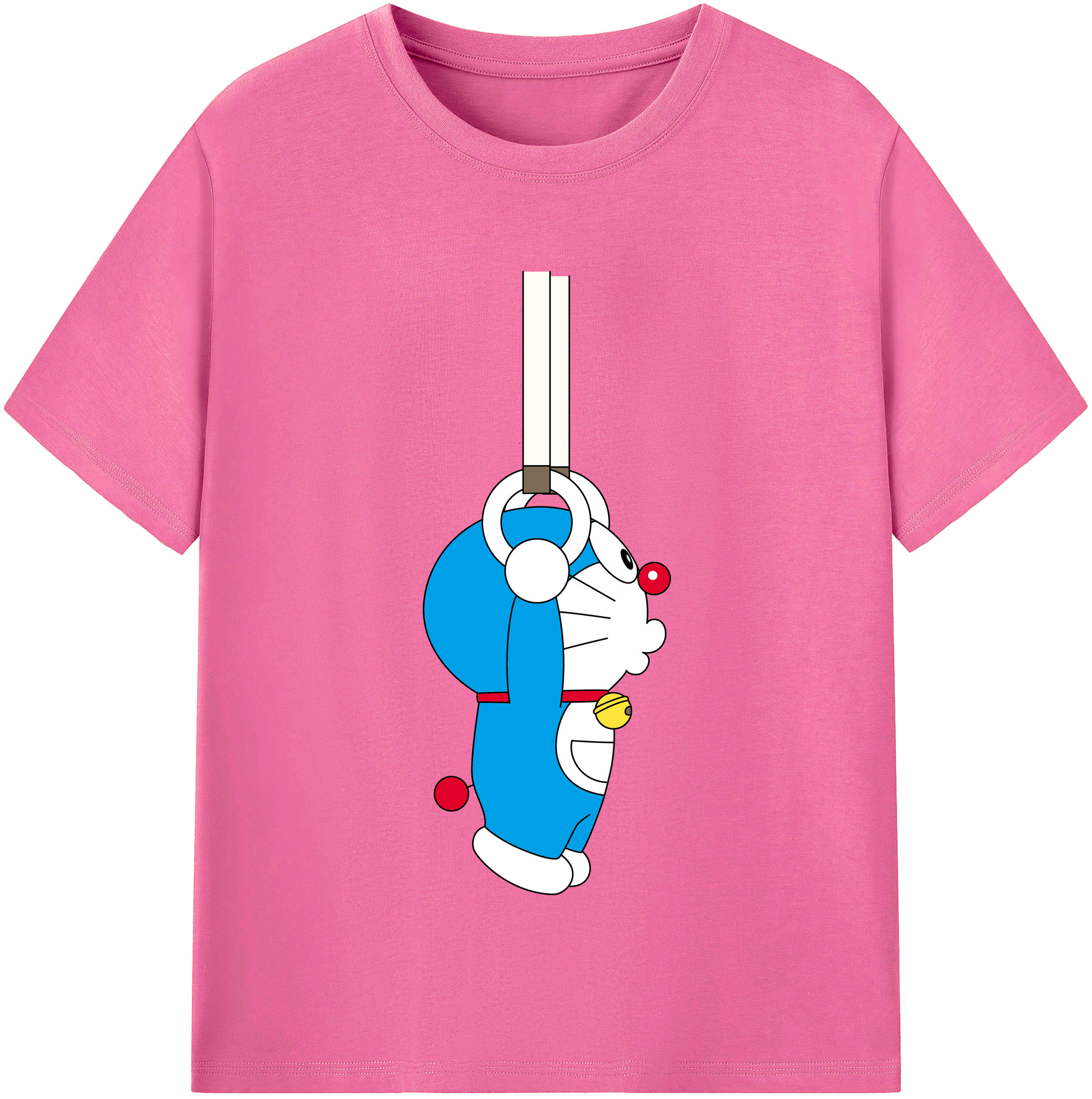 （画像用） ドラえもん Doraemon レディースカジュアルプリントTシャツ（綿100％）